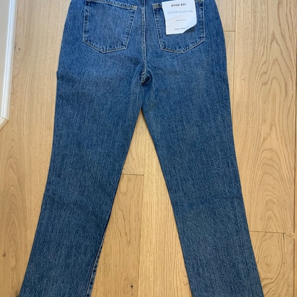 GOOD AMERICAN GOOD BOY JEANS - NEVER WORN! - Picture 2 of 4